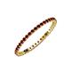 3 - Joyce 1.50 mm Red Garnet Eternity Band 