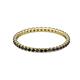 2 - Joyce 1.50 mm Black Diamond Eternity Band 