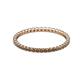 2 - Joyce 1.50 mm Smoky Quartz Eternity Band 