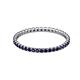 2 - Joyce 1.50 mm Blue Sapphire Eternity Band 