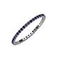 3 - Joyce 1.50 mm Blue Sapphire Eternity Band 