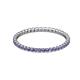 2 - Joyce 1.50 mm Iolite Eternity Band 