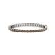 1 - Joyce 1.50 mm Smoky Quartz Eternity Band 