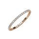 3 - Joyce 1.50 mm Lab Grown Diamond Eternity Band 
