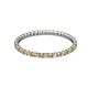 2 - Joyce 1.50 mm Citrine and Diamond Eternity Band 