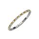 3 - Joyce 1.50 mm Citrine and Diamond Eternity Band 