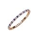 3 - Joyce 1.50 mm Iolite and Diamond Eternity Band 