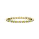 1 - Joyce 1.50 mm Yellow and White Diamond Eternity Band 