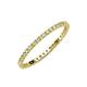 3 - Joyce 1.50 mm Yellow and White Diamond Eternity Band 