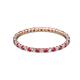 2 - Joyce 1.50 mm Ruby and Diamond Eternity Band 