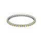 2 - Joyce 1.50 mm Yellow Sapphire and Diamond Eternity Band 