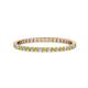 1 - Joyce 1.50 mm Yellow Sapphire and Diamond Eternity Band 