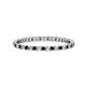 1 - Joyce 1.50 mm Black and White Diamond Eternity Band 