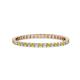 1 - Joyce 1.50 mm Yellow and White Diamond Eternity Band 
