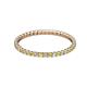 2 - Joyce 1.50 mm Yellow and White Diamond Eternity Band 