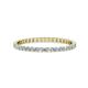 1 - Joyce 1.50 mm Aquamarine and Diamond Eternity Band 