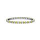 1 - Joyce 1.50 mm Yellow and White Diamond Eternity Band 