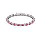2 - Joyce 1.50 mm Ruby and Diamond Eternity Band 