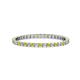 1 - Joyce 1.50 mm Yellow Sapphire and Diamond Eternity Band 