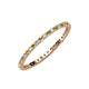 3 - Joyce 1.50 mm Citrine and Diamond Eternity Band 