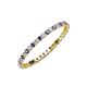 3 - Joyce 1.50 mm Iolite and Diamond Eternity Band 