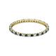 2 - Joyce 1.50 mm Blue and White Diamond Eternity Band 