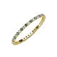 3 - Joyce 1.50 mm Diamond and Lab Created Alexandrite Eternity Band 