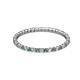 2 - Joyce 1.50 mm Diamond and Lab Created Alexandrite Eternity Band 