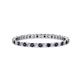 1 - Joyce 1.50 mm Blue Sapphire and Lab Grown Diamond Eternity Band 