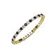 3 - Joyce 1.50 mm Blue Sapphire and Lab Grown Diamond Eternity Band 