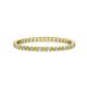 1 - Joyce 1.50 mm Yellow Sapphire and Lab Grown Diamond Eternity Band 