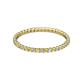 2 - Joyce 1.50 mm Yellow Sapphire and Lab Grown Diamond Eternity Band 