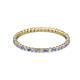 2 - Joyce 1.50 mm Tanzanite and Lab Grown Diamond Eternity Band 
