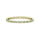 1 - Joyce 1.50 mm Peridot and Lab Grown Diamond Eternity Band 