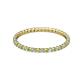 2 - Joyce 1.50 mm Peridot and Lab Grown Diamond Eternity Band 