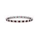 1 - Joyce 1.50 mm Red Garnet and Lab Grown Diamond Eternity Band 