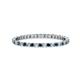1 - Joyce 1.50 mm Blue and White Lab Grown Diamond Eternity Band 