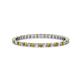 1 - Joyce 1.50 mm Citrine and Lab Grown Diamond Eternity Band 