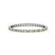 1 - Joyce 1.50 mm Peridot and Lab Grown Diamond Eternity Band 