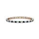 1 - Joyce 1.50 mm Blue and White Lab Grown Diamond Eternity Band 