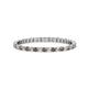 1 - Joyce 1.50 mm Smoky Quartz and Lab Grown Diamond Eternity Band 