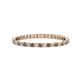 1 - Joyce 1.50 mm Smoky Quartz and Lab Grown Diamond Eternity Band 