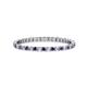 1 - Joyce 1.50 mm Iolite and Lab Grown Diamond Eternity Band 