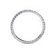 4 - Joyce 1.50 mm Tanzanite and Diamond Eternity Band 