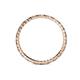 4 - Joyce 1.50 mm Smoky Quartz and Diamond Eternity Band 