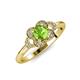 4 - Kyra Signature Peridot and Diamond Engagement Ring 
