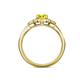 5 - Kyra Signature Yellow and White Diamond Engagement Ring 