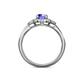 5 - Kyra Signature Tanzanite and Diamond Engagement Ring 
