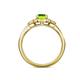 5 - Kyra Signature Peridot and Diamond Engagement Ring 