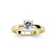 2 - Adsila 1.00 ct IGI Certified Lab Grown Diamond Round (6.50 mm) Solitaire Engagement Ring 